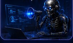AI marketing employee running a campaign