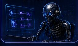 AI operations employee managing a workflow